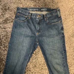 Carhartt Mens 34x30 Relaxed Fit Jeans